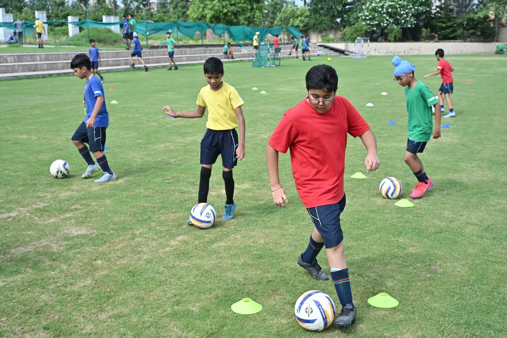 Students participating in skating at ATS Valley School