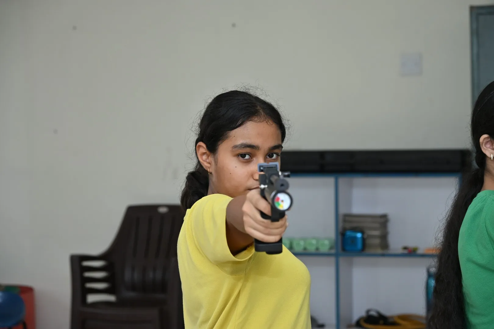 Student developing concentration and focus