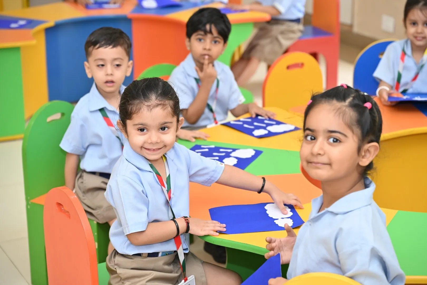 Children enjoying a playful learning experience