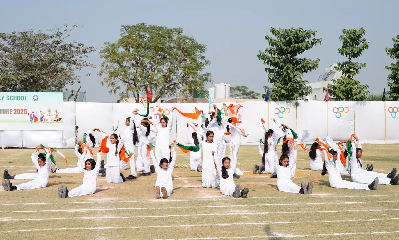 Students participating in a group activity