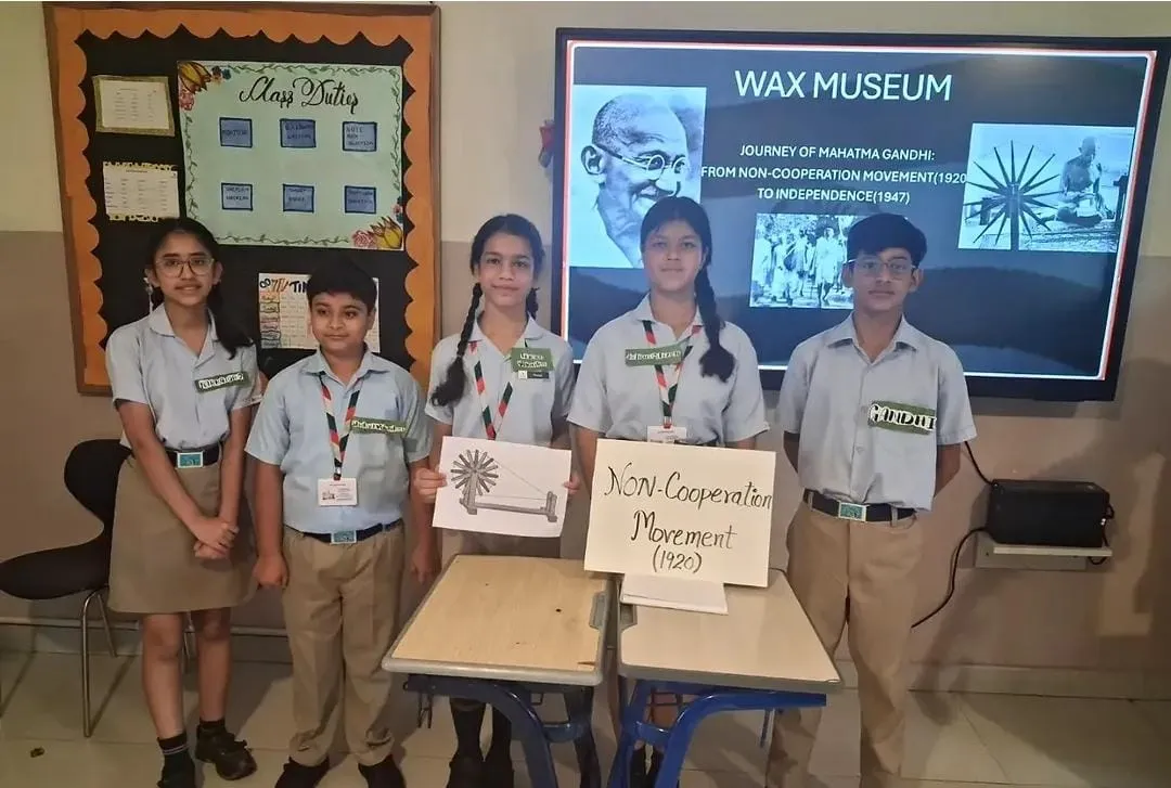 Students engaged in a learning discussion